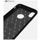 Mobigear Brushed Slim Coque iPhone XS Coque arrière en TPU Souple - Rouge