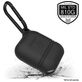 Catalyst Waterproof Coque Apple AirPods 1 Coque Imperméable en Silicone Souple - Slate Grey