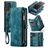 Caseme 008 Housse Samsung Galaxy A52s 5G Etui avec Coque Détachable Porte-Monnaie - Bleu