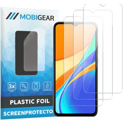 Mobigear Xiaomi Redmi 9C Protection d'écran Film - Compatible coque (Lot de 3)