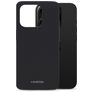 Mobilize Rubber Gelly Coque iPhone 16 Pro Coque arrière en TPU Souple - Noir