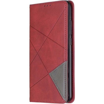 Mobigear Rhombus Slim Housse Xiaomi Redmi Note 8 Etui - Rouge