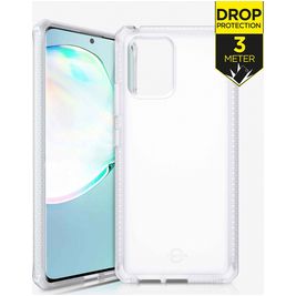 ITSkins SpectrumFrost Coque Transparente Samsung Galaxy S10 Lite Coque arrière Rigide Anti-Chocs - Transparent