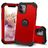 Mobigear Ultra Tough Coque iPhone 11 Coque arrière Rigide Anti-Chocs - Rouge
