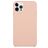 Mobigear Rubber Touch Coque iPhone 15 Pro Max Coque arrière en Silicone - Rose pastel