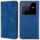Mobigear Retro Slim Housse Vivo X80 Pro Etui Porte-Monnaie - Bleu