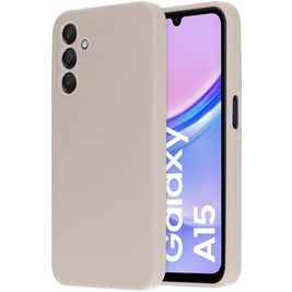 Mobiparts Coque Samsung Galaxy A15 Coque arrière en Silicone - Soft Salmon