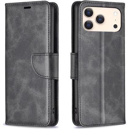 Mobigear Excellent Housse iPhone 18 Pro Max Etui Porte-Monnaie - Noir