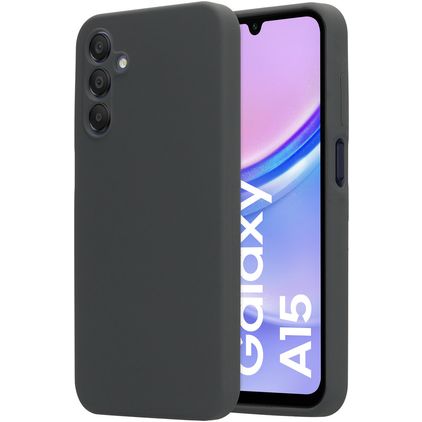 Mobiparts Samsung Galaxy A15 Silicone Coque arrière - Urban Grey