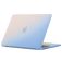 Mobigear Rainbow Matte MacBook Air 15 Pouces (2023-2025) Coque - Bleu - Model A2941 / A3114 / A3241