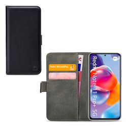 Mobilize Classic Gelly Wallet Housse Xiaomi Redmi Note 11 Pro Plus 5G Etui Porte-Monnaie - Noir