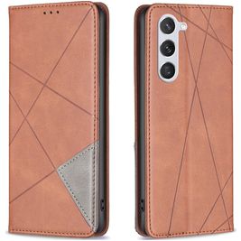 Mobigear Rhombus Slim Housse Samsung Galaxy S24 Etui - Marron