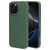 Mobiparts Coque iPhone 16 Pro Max Coque arrière en Silicone - Forest Green