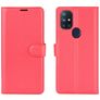 Mobigear Classic Housse OnePlus Nord N10 5G Etui Porte-Monnaie - Rouge