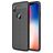 Mobigear Luxury Coque iPhone XS Max Coque arrière en TPU Souple - Noir