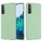 Mobigear Rubber Touch Samsung Galaxy S21 Silicone Coque arrière - Vert