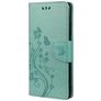 Mobigear Flowers Housse Samsung Galaxy A23 Etui Porte-Monnaie - Turquoise
