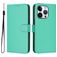 Mobigear Urban Wallet Housse iPhone 16 Pro Etui Porte-Monnaie - Vert