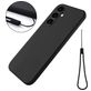 Mobigear Rubber Touch Coque Samsung Galaxy S24 FE Coque arrière en Silicone - Noir
