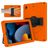 Mobigear Ruggedized Coque iPad 8 (2020) Coque arrière en EVA + Support Amovible - Orange