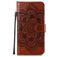 Mobigear Mandala Housse Google Pixel 5 Etui Porte-Monnaie - Marron