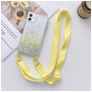 Mobigear Lanyard iPhone 13 Pro Coque avec cordon en TPU Souple - Jaune