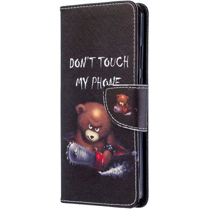 Mobigear Design Housse Huawei P40 Pro Etui Porte-Monnaie - Do Not Touch