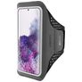 Mobiparts Comfort Fit Brassard Téléphone Samsung Galaxy S20 Plus Brassard Coque de Sport en Neoprène - Noir