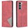 Mobigear Rhombus Slim Housse Motorola Moto G200 5G Etui - Rouge
