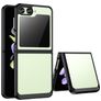 Mobigear Crystal Coque Samsung Galaxy Z Flip 5 Coque arrière Rigide - Transparent / Noir