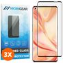 Mobigear Curved OPPO Find X2 Pro Verre trempé Protection d'écran - Compatible Coque - Noir (Lot de 3)