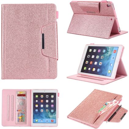 Mobigear Luxury Coque iPad 8 (2020) Etui + Porte-crayon - Rose