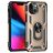 Mobigear Armor Ring Coque iPhone 13 Coque arrière Rigide Anti-Chocs avec Anneau-Support - Or