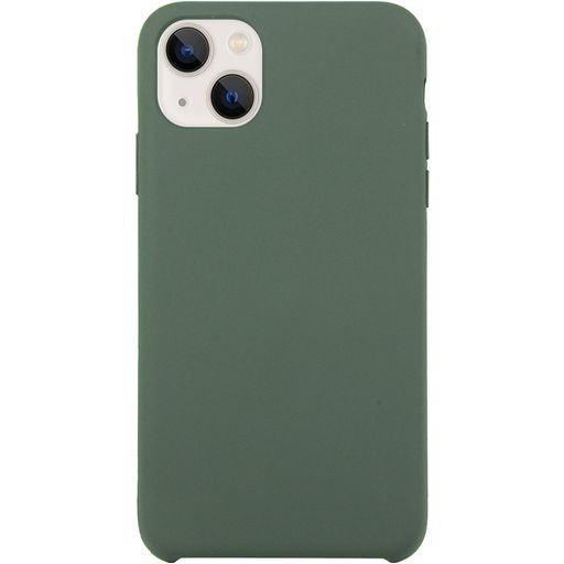 Mobigear Rubber Touch Coque iPhone 15 Plus Coque arrière en Silicone - Vert