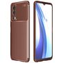 Mobigear Racing Coque Vivo Y72 Coque arrière en TPU Souple - Marron