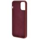 Mobiparts Coque iPhone 13 Coque arrière en Silicone - Plum Red