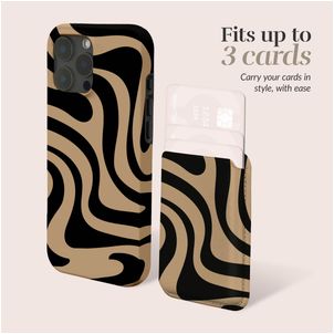 MIO - Porte Cartes en - 3 Cartes - Compatible MagSafe - Swirl