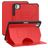 Mobigear Magnetic Folio Coque iPad Pro 11 Pouces (2024) Etui + Porte-crayon - Rouge