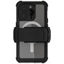 Ghostek Nautical Waterproof Coque iPhone 15 Pro MagSafe Coque arrière Imperméable Rigide Anti-Chocs - Noir