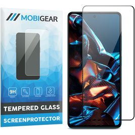 Mobigear Premium POCO X5 Pro Verre trempé Protection d'écran - Compatible Coque - Noir