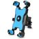 Mobigear PushHold Support vélo Fixation guidon Pince - Universel - Bleu