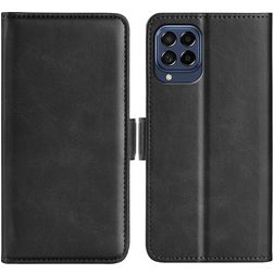 Mobigear Slim Magnet Housse Samsung Galaxy M53 Etui Porte-Monnaie - Noir