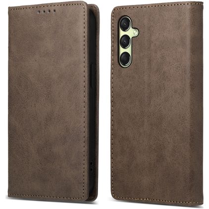 Mobigear Wallet Housse Samsung Galaxy A16 Etui Porte-Monnaie - Marron