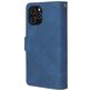 Mobigear Zipper Housse iPhone 12 Mini Etui Porte-Monnaie - Bleu