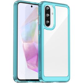 Mobigear Crystal Coque Samsung Galaxy A56 Coque arrière Rigide - Bleu