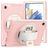 Mobigear SureGrip Samsung Galaxy Tab A8 10.5 (2021) Plastique rigide / Silicone Coque arrière + Support - Rose