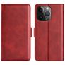 Mobigear Slim Magnet Housse iPhone 15 Pro Etui Porte-Monnaie - Rouge