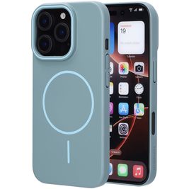 Mobiparts Slim Line Coque iPhone 16 Pro MagSafe Coque arrière Rigide - Sage Green