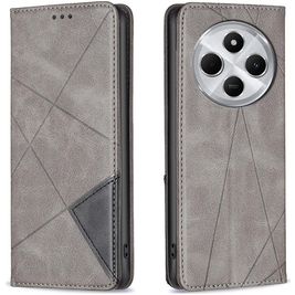Mobigear Rhombus Slim Housse Xiaomi Redmi 14C Etui - Gris