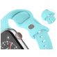 Mobigear Sport Dual Bracelet Silicone Apple Watch Fermeture à clou et passant - 49/46/45/44 mm - Violet